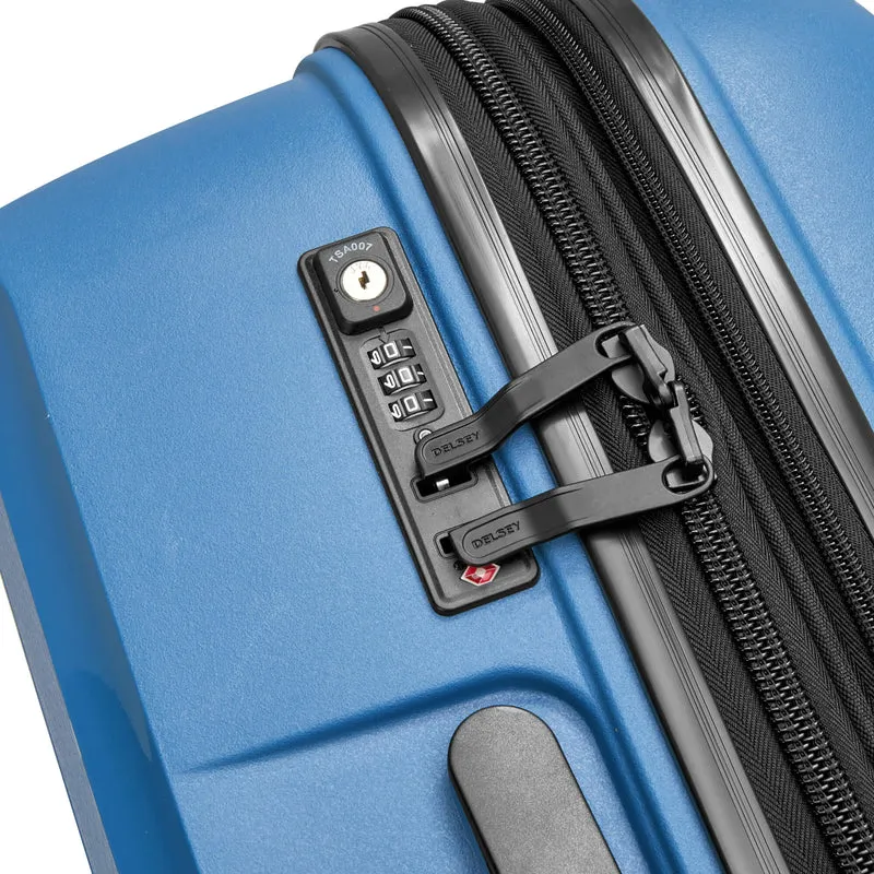 Delsey Paris Belmont Plus - Trolley de 4 ruedas 71 cm expandible (blau)
