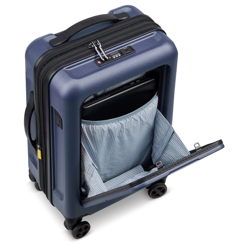 Delsey Paris Turenne 2.0 - Trolley de cabina S 56 cm expandible (nachtblau)