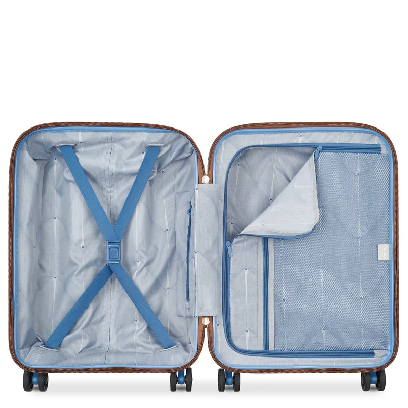 Delsey Paris Freestyle - Trolley de cabina con 4 ruedas SL 55 cm (himmelblau)