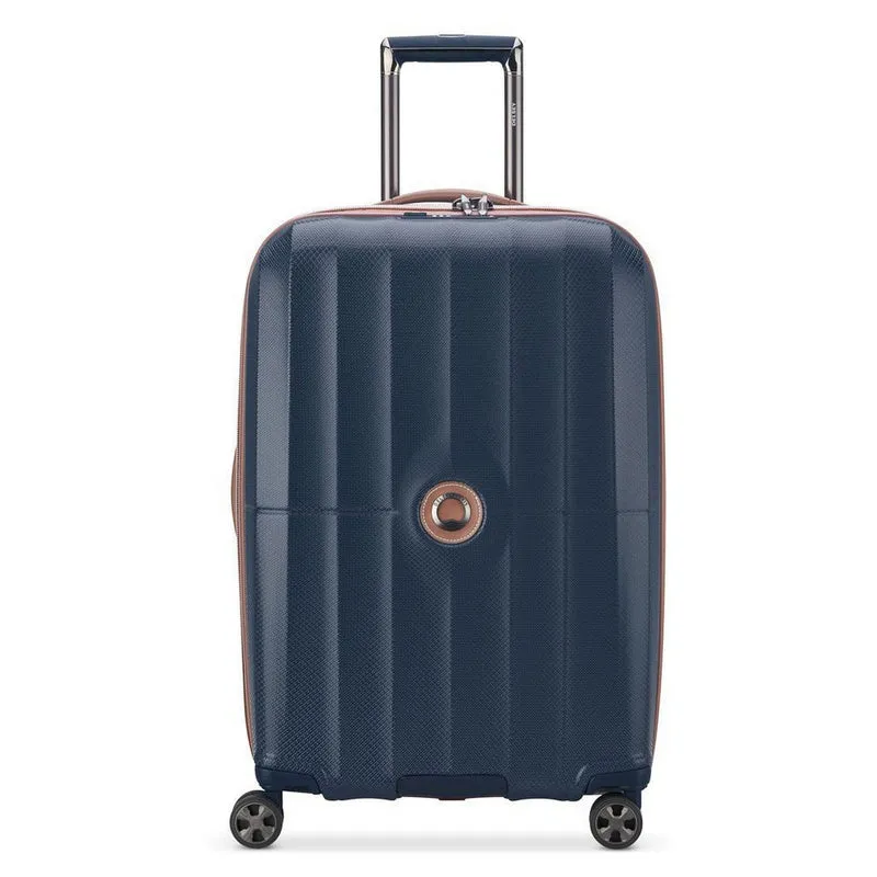 Delsey Paris Carrousel - Trolley de 4 ruedas 67 cm expandible (marineblau)