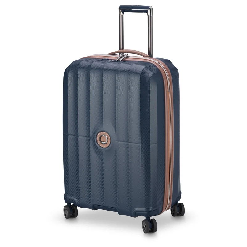 Delsey Paris Carrousel - Trolley de 4 ruedas 67 cm expandible (marineblau)