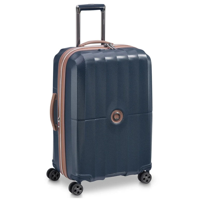 Delsey Paris Carrousel - Trolley de 4 ruedas 67 cm expandible (marineblau)