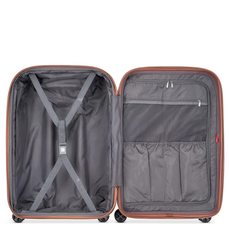 Delsey Paris Carrousel - Trolley de 4 ruedas 67 cm expandible (marineblau)