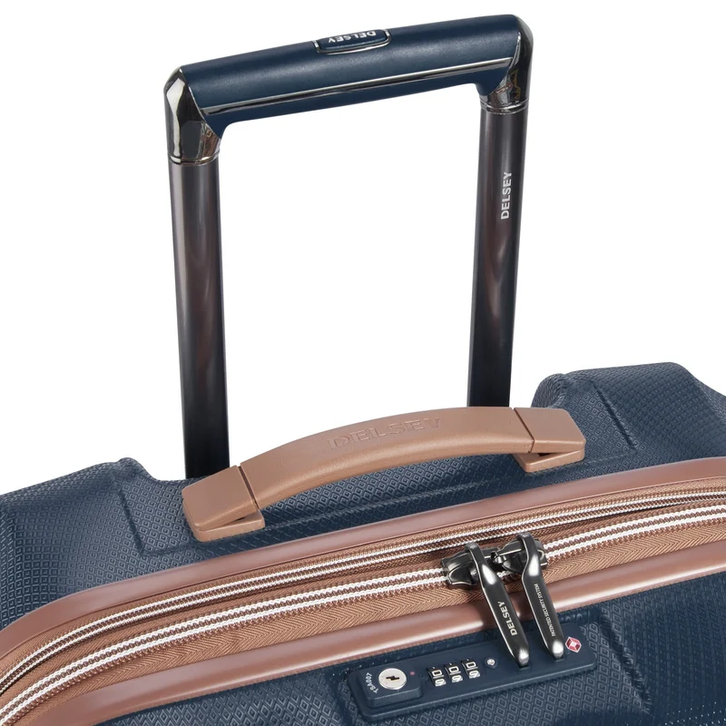 Delsey Paris Carrousel - Trolley de 4 ruedas 67 cm expandible (marineblau)