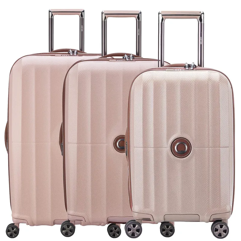 Delsey Paris Carrousel - Set de trolley con 4 ruedas 3 piezas (pink)