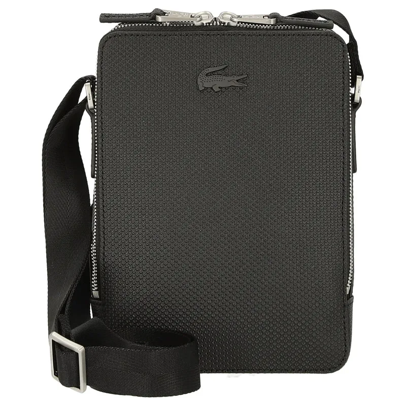 Lacoste Chantaco - Bolso bandolera 21.5 cm (black)