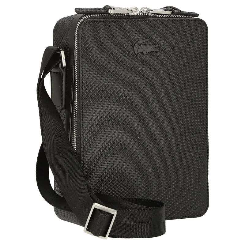 Lacoste Chantaco - Bolso bandolera 21.5 cm (black)