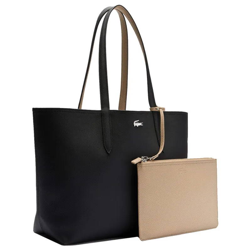 Lacoste Anna - Bolso shopper 35 cm (black sand)