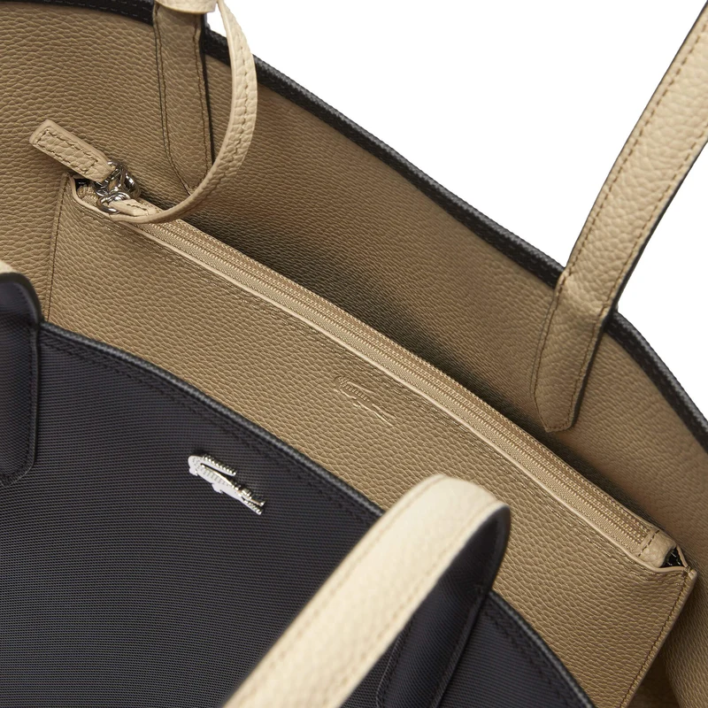 Lacoste Anna - Bolso shopper 35 cm (black sand)