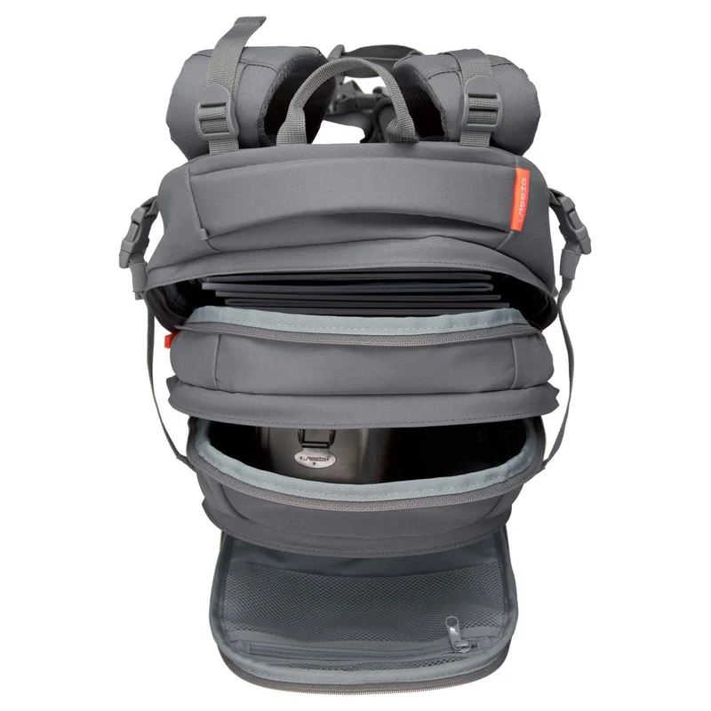 Lässig Bold Origin - Mochila escolar 46.5 cm (Anthracite/Grey)