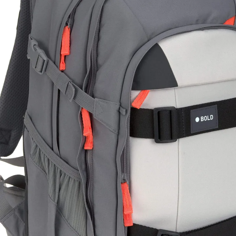 Lässig Bold Origin - Mochila escolar 46.5 cm (Anthracite/Grey)