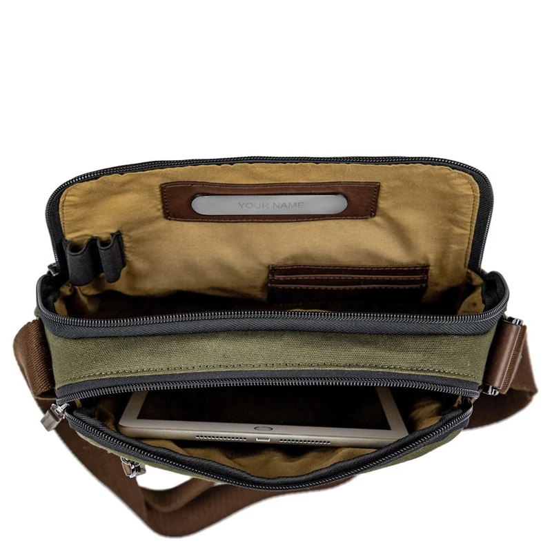 Scharlau Baobab Digitata - Bolso bandolera 28 cm (green)