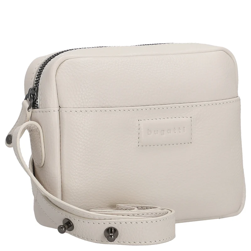 bugatti Elsa - Bolso de hombro S Leder 18.5 cm (weiß)