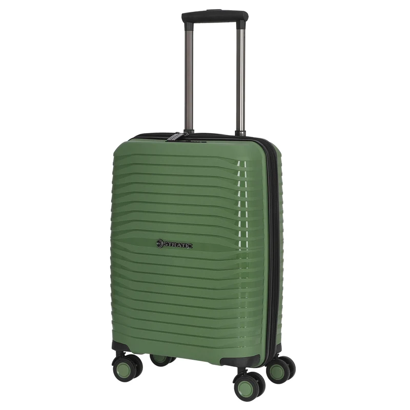 Stratic Bright+ - Trolley de 4 ruedas 56 cm S expandible (olive)