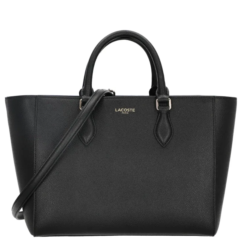 Lacoste Champs Elysées Tote Bag M - Bolso de mano M 28.5 cm (noir)