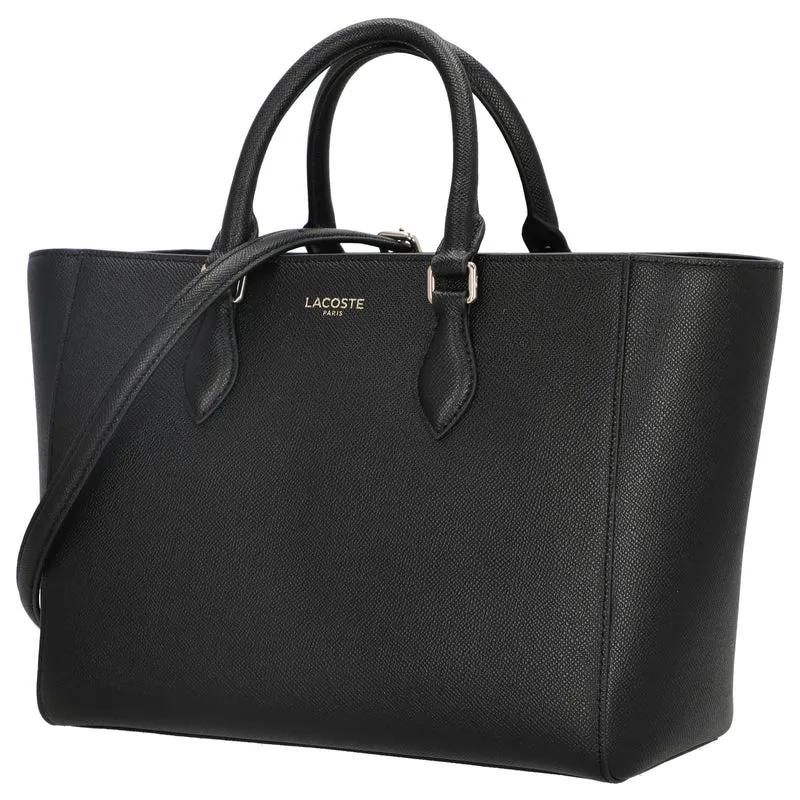Lacoste Champs Elysées Tote Bag M - Bolso de mano M 28.5 cm (noir)