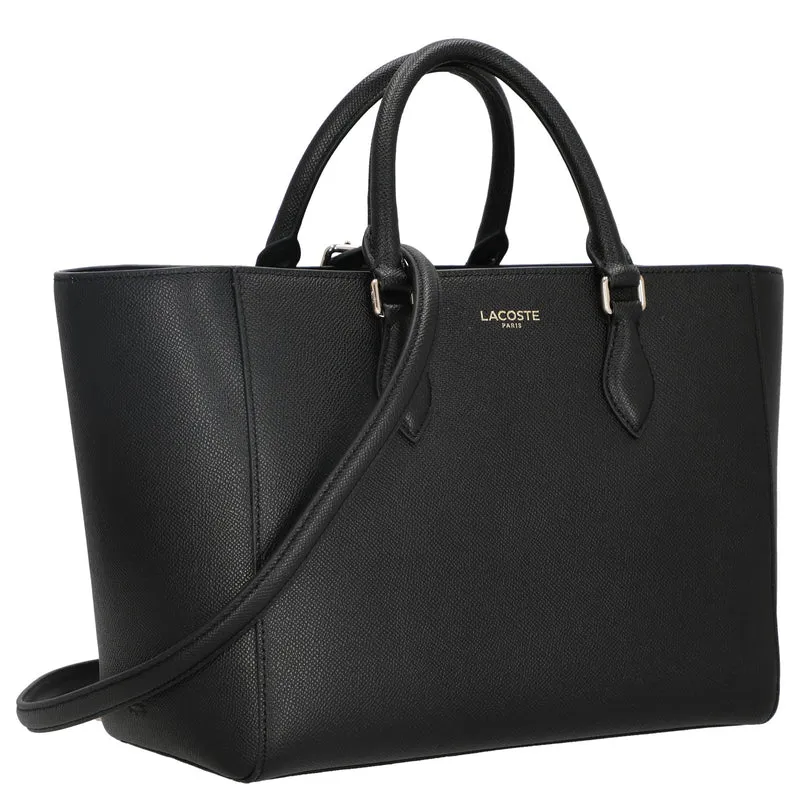 Lacoste Champs Elysées Tote Bag M - Bolso de mano M 28.5 cm (noir)