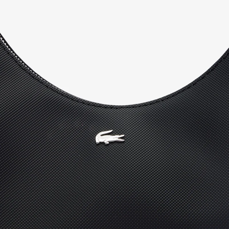 Lacoste Daily City Hobo Bag - Bolso de hombro 23 cm (noir)