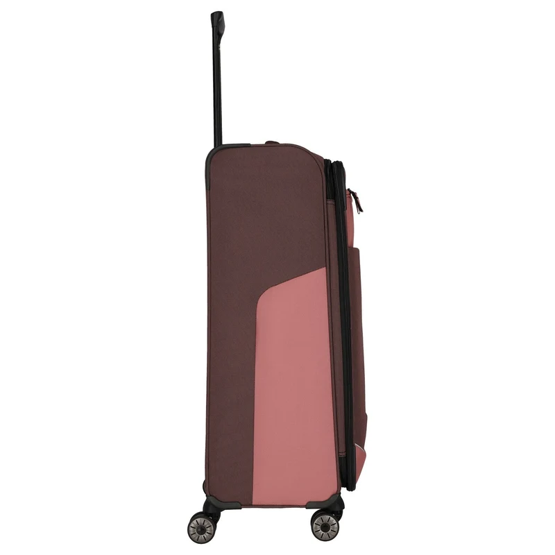 Travelite Viia - Trolley de 4 ruedas L 77 cm expandible (Frühlingsrose)