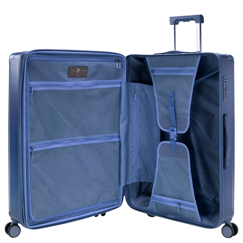 Heys Luxe - Trolley de 4 ruedas L 76 cm expandible (navy)