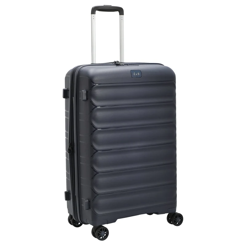 D&N Travel Line 4700+ - Trolley de 4 ruedas M 68 cm expandible (navy)