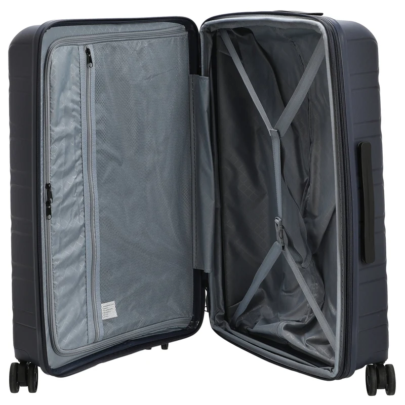 D&N Travel Line 4700+ - Trolley de 4 ruedas M 68 cm expandible (navy)