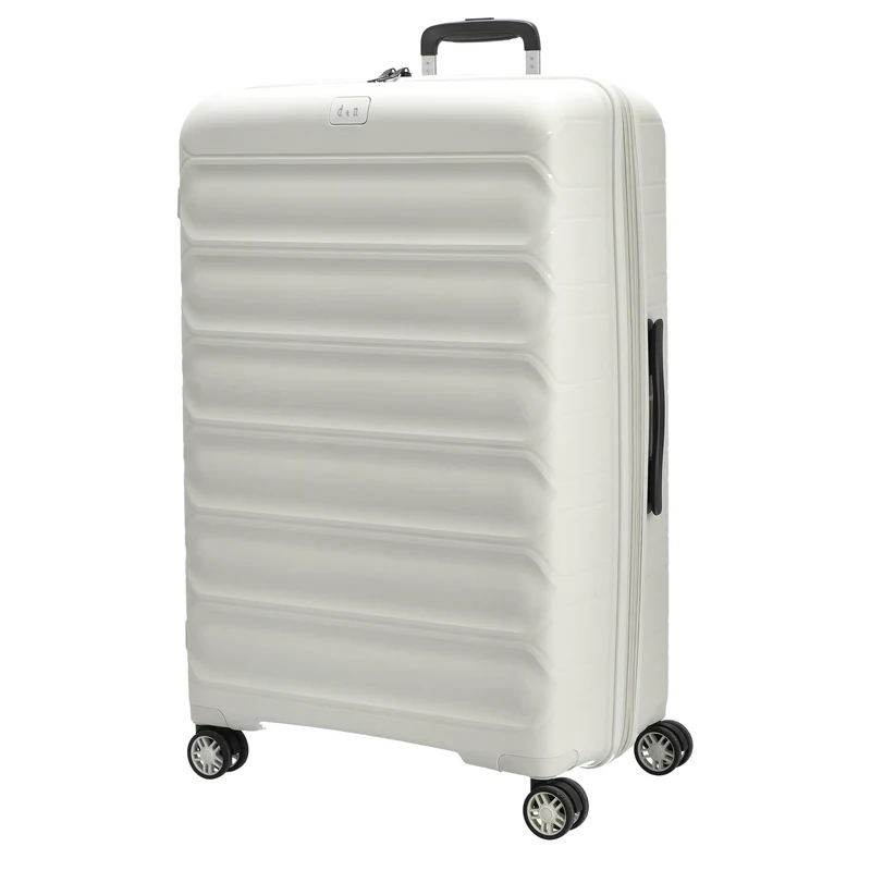 D&N Travel Line 4700+ - Trolley de 4 ruedas L 78 cm expandible (cream white)
