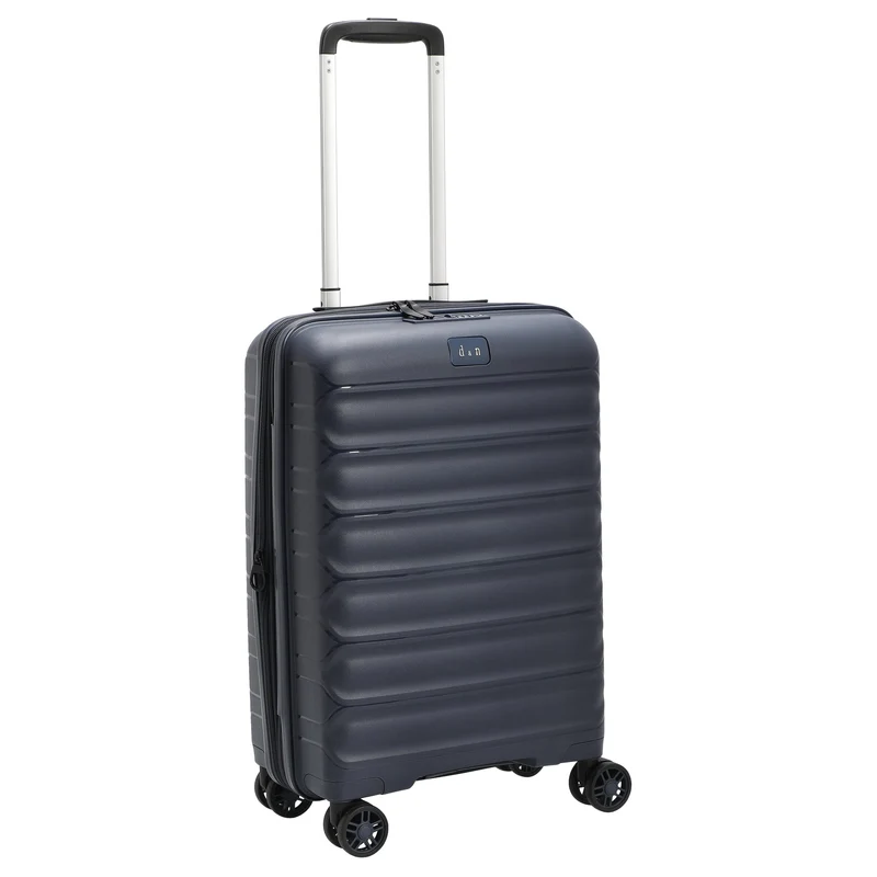 D&N Travel Line 4700+ - Trolley de cabina con 4 ruedas S 55 cm expandible (navy)