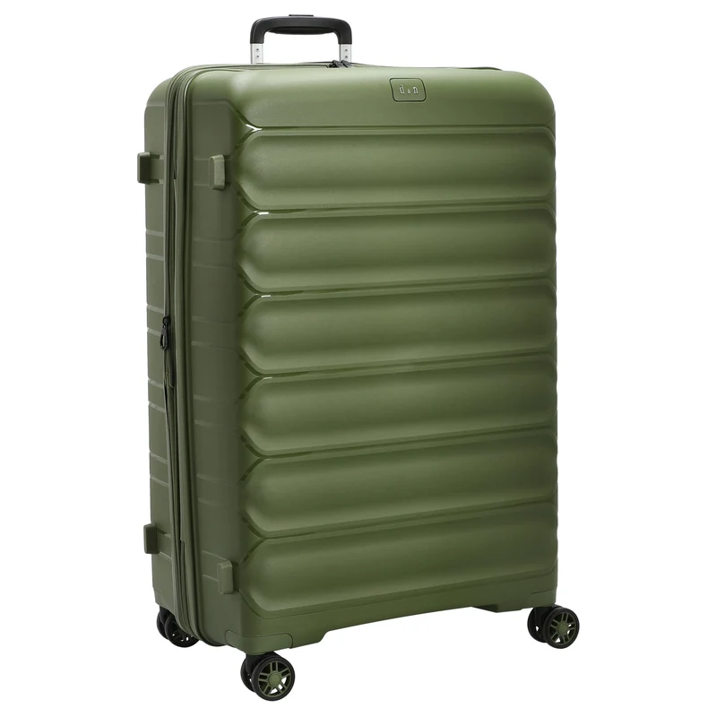 D&N Travel Line 4700+ - Trolley de 4 ruedas L 78 cm expandible (olive green)