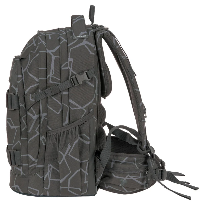 Lässig Bold Origin - Mochila escolar 46.5 cm (Edges Grey)