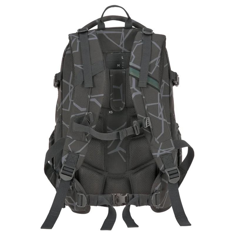 Lässig Bold Origin - Mochila escolar 46.5 cm (Edges Grey)