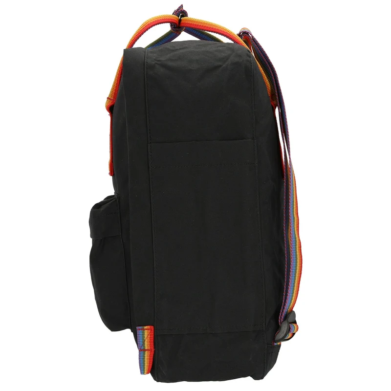 Fjällräven Kånken Rainbow - Mochila 38 cm (black-rainbow pattern)