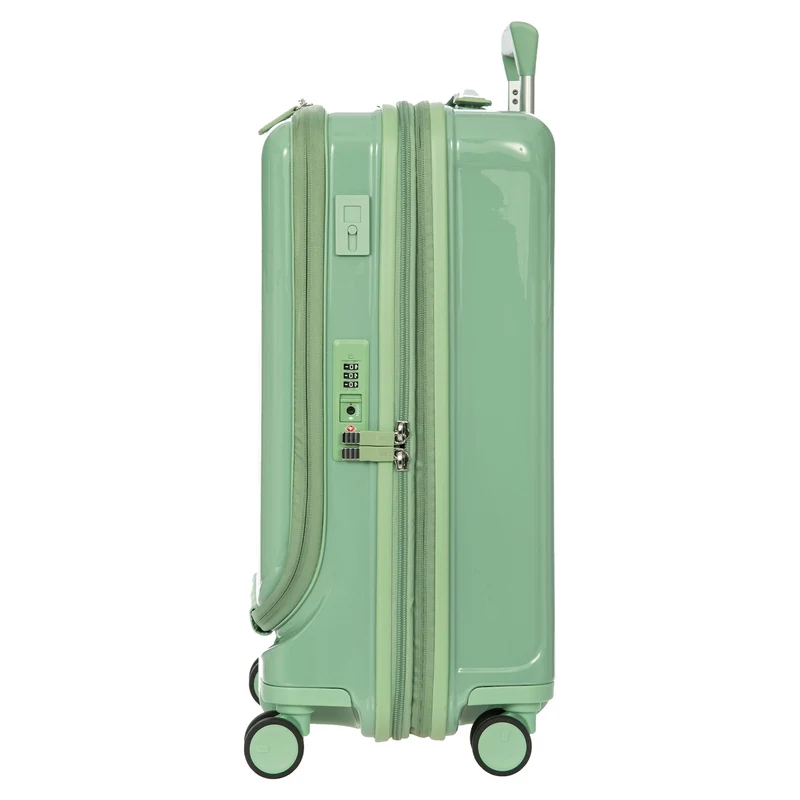 Brics Positano - Trolley de cabina de 4 ruedas 55 cm USB expandible (salbei)