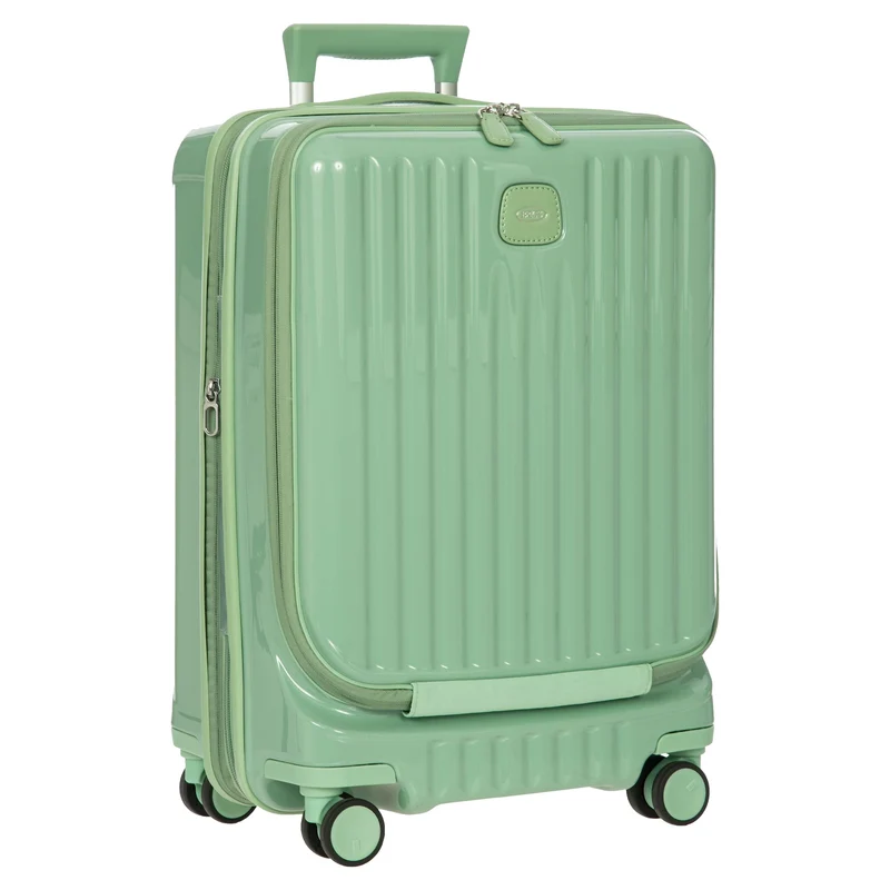 Brics Positano - Trolley de cabina de 4 ruedas 55 cm USB expandible (salbei)