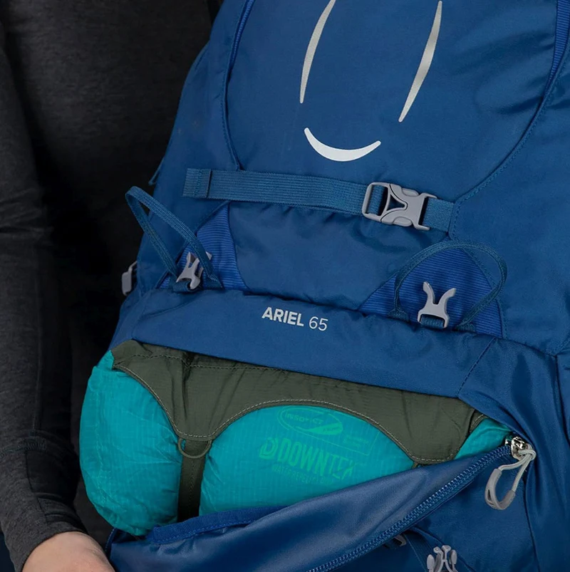 Osprey Ariel 65 Women - Mochila de trekking 75 cm (ceramic blue, XS/S)