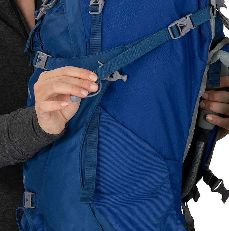 Osprey Ariel 65 Women - Mochila de trekking 75 cm (ceramic blue, XS/S)