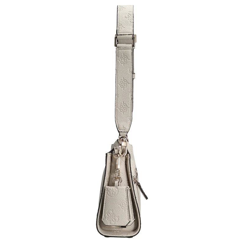 Guess Cresidia II Top Zip - Bolso de hombro 27 cm (logo bone)