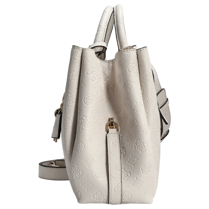 Guess Phoebe - Bolso de mano 33 cm (off white logo)