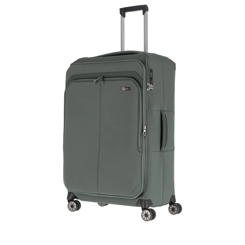 Travelite Priima - Trolley de 4 ruedas L 79 cm expandible (olive)
