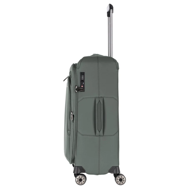 Travelite Priima - Trolley de 4 ruedas M 68 cm expandible (olive)