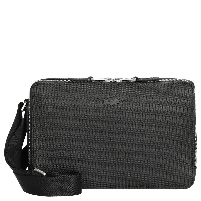 Lacoste Chantaco Reporter Bag - Bolso bandolera 26 cm (noir)