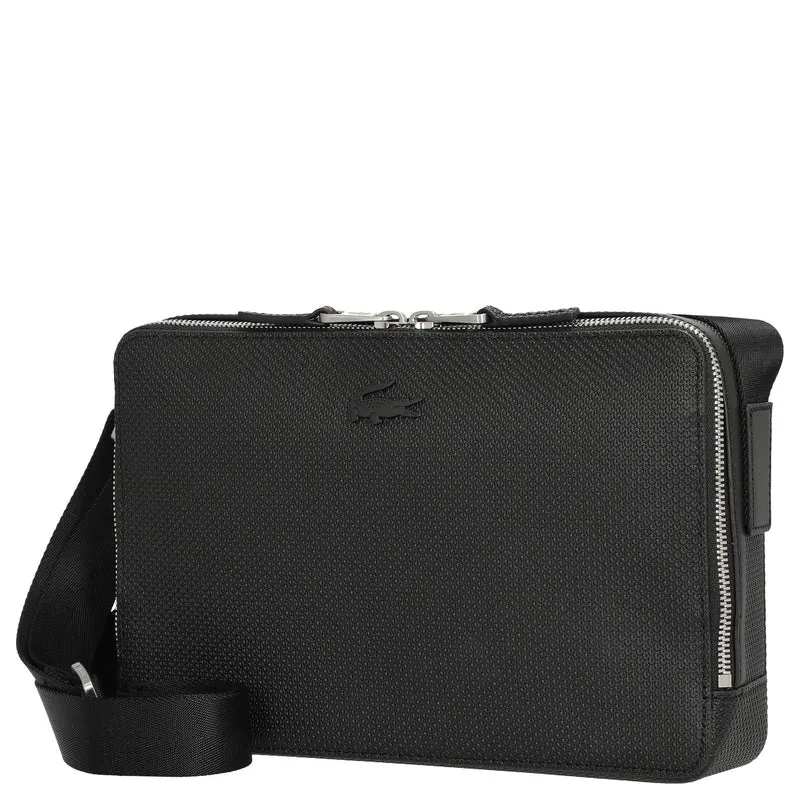 Lacoste Chantaco Reporter Bag - Bolso bandolera 26 cm (noir)