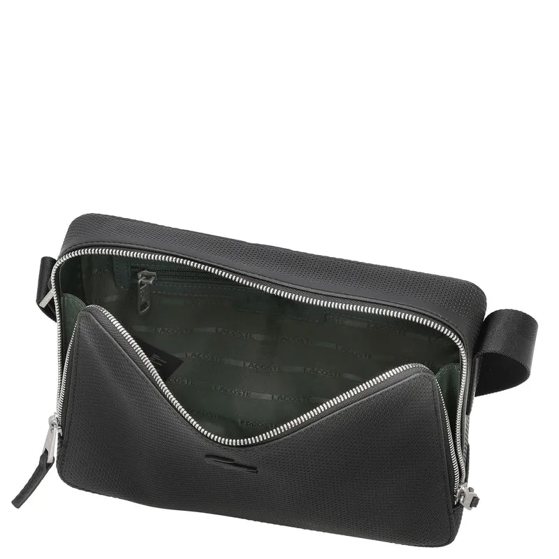 Lacoste Chantaco Reporter Bag - Bolso bandolera 26 cm (noir)