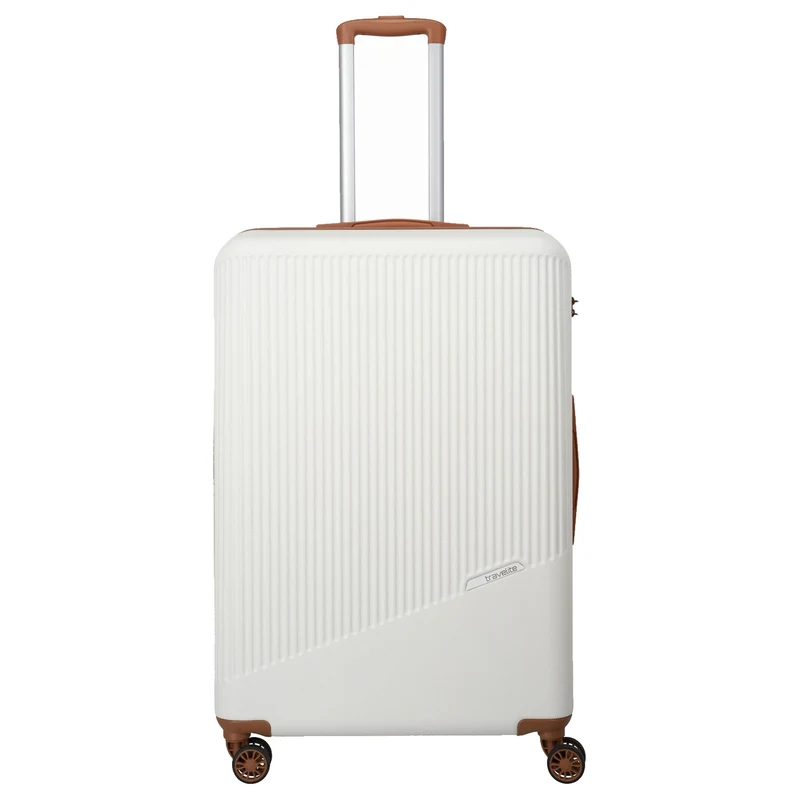 Travelite Bali - Set de trolley con 4 ruedas 3 piezas (weiß/cognac)