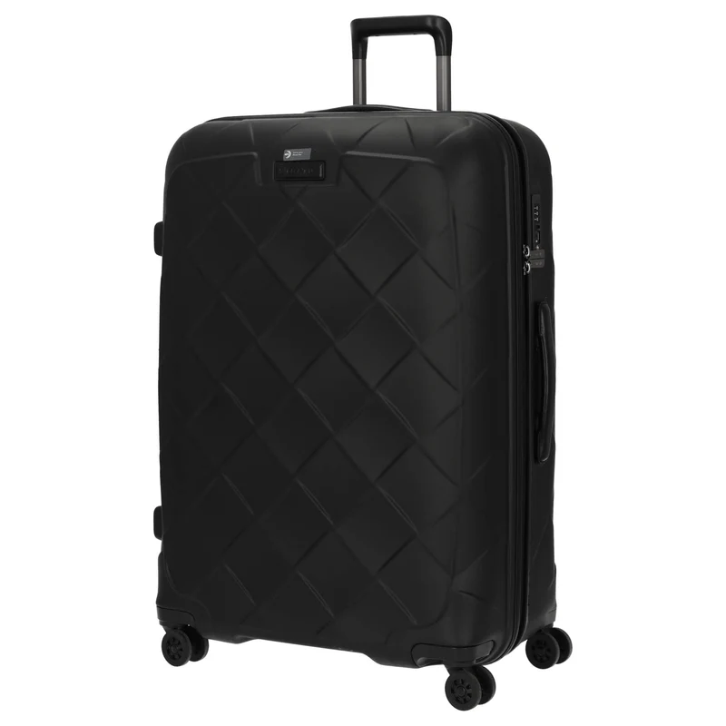Stratic Leather and More - Trolley de 4 ruedas 76 cm L (matt black)
