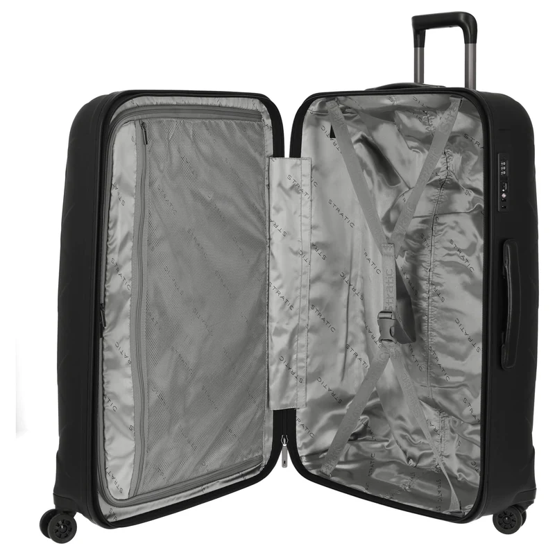 Stratic Leather and More - Trolley de 4 ruedas 76 cm L (matt black)