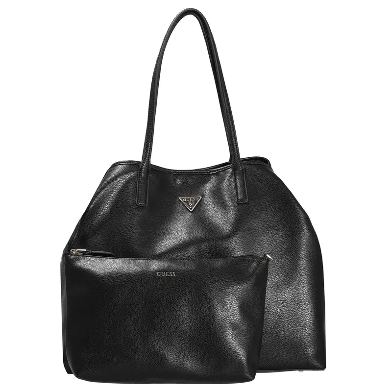 Guess Eco Vittoria - Bolso shopper L mit herausnehmbarer Pouch 40 cm (black)