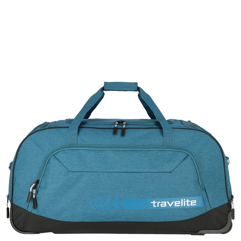 Travelite Kick-Off - Bolsa de viaje con ruedas 77 cm XL (petrol)