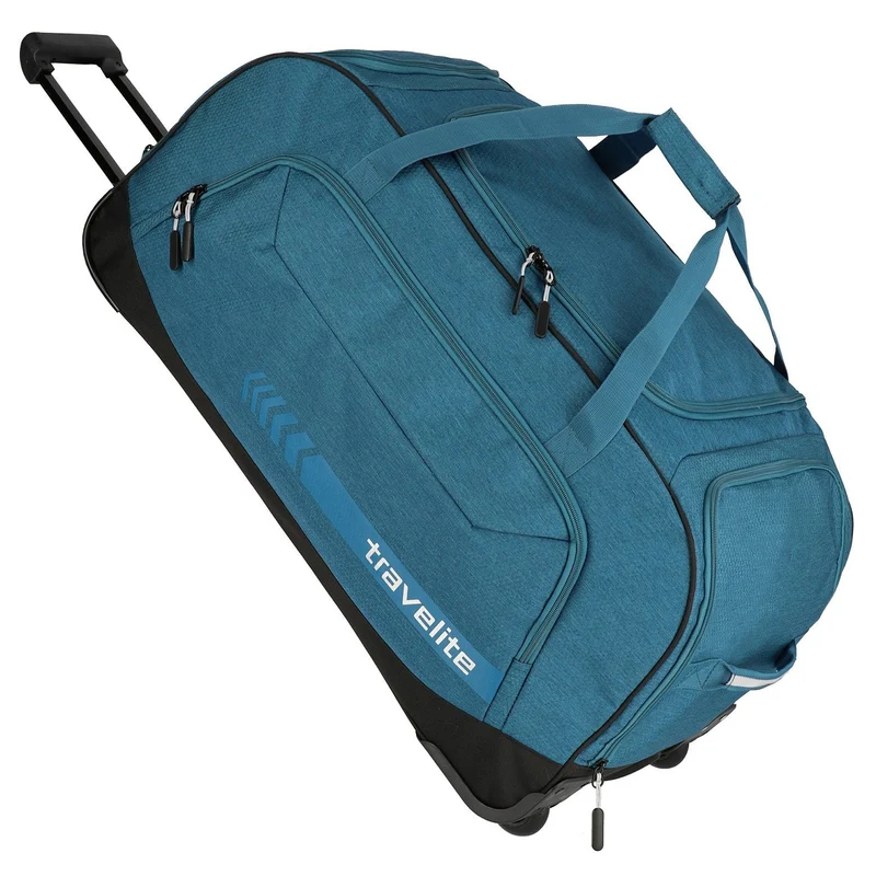 Travelite Kick-Off - Bolsa de viaje con ruedas 77 cm XL (petrol)