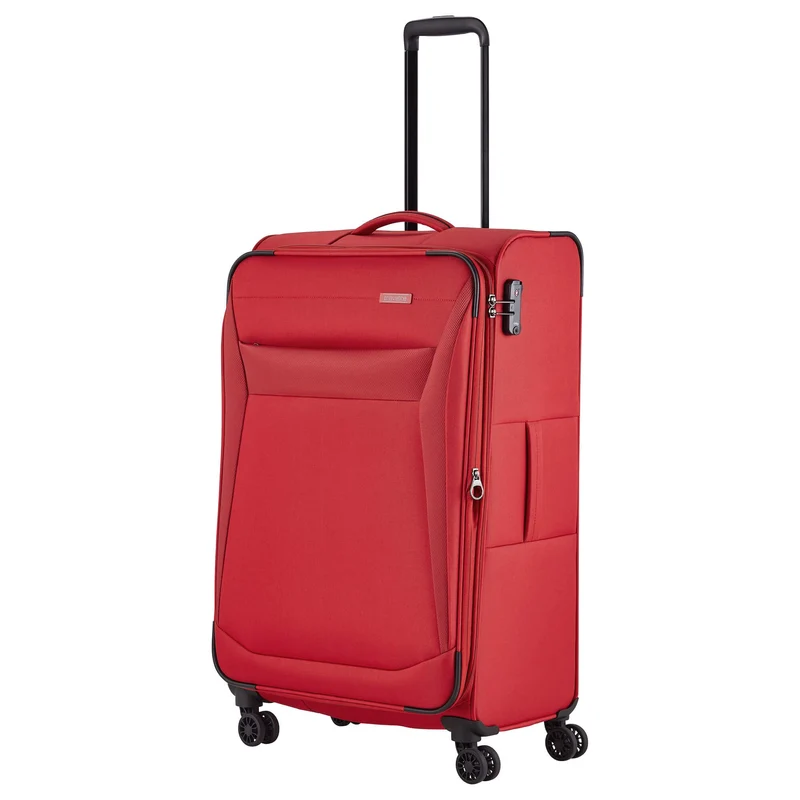 Travelite Chios - Trolley de 4 ruedas L 78 cm expandible (rot)